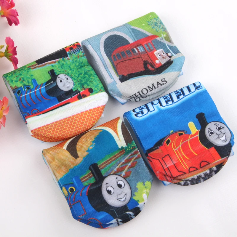 2016 HOT SALE Train Thomas Socks Children s 4Pcs Lot Cartoon Kids Cotton Socks Boy Girl