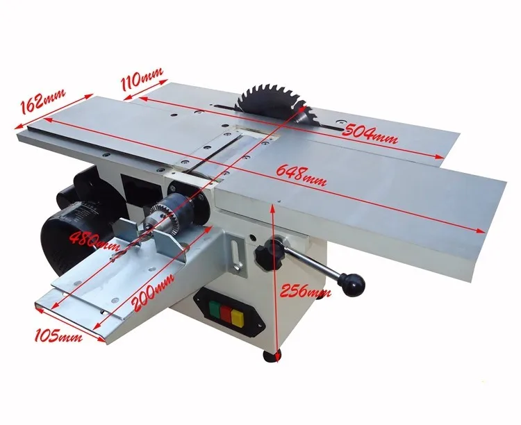 Portable Table Multi Functional Combined Jointer Planer Thicknesser