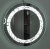 ximu promotion new LED decorative design 5mm silver float glass decorative homeware bathroom wall bath backlit light mirror