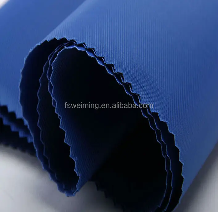 420d 102t Polyester Fabric With Pvc/pu Backing In Plain Style Buy Pvc