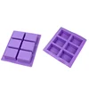 MARCH EXPO Amazion Hot Selling Customized Eco Friendly Rectangle 6 Cavity Soap Mold Silicone