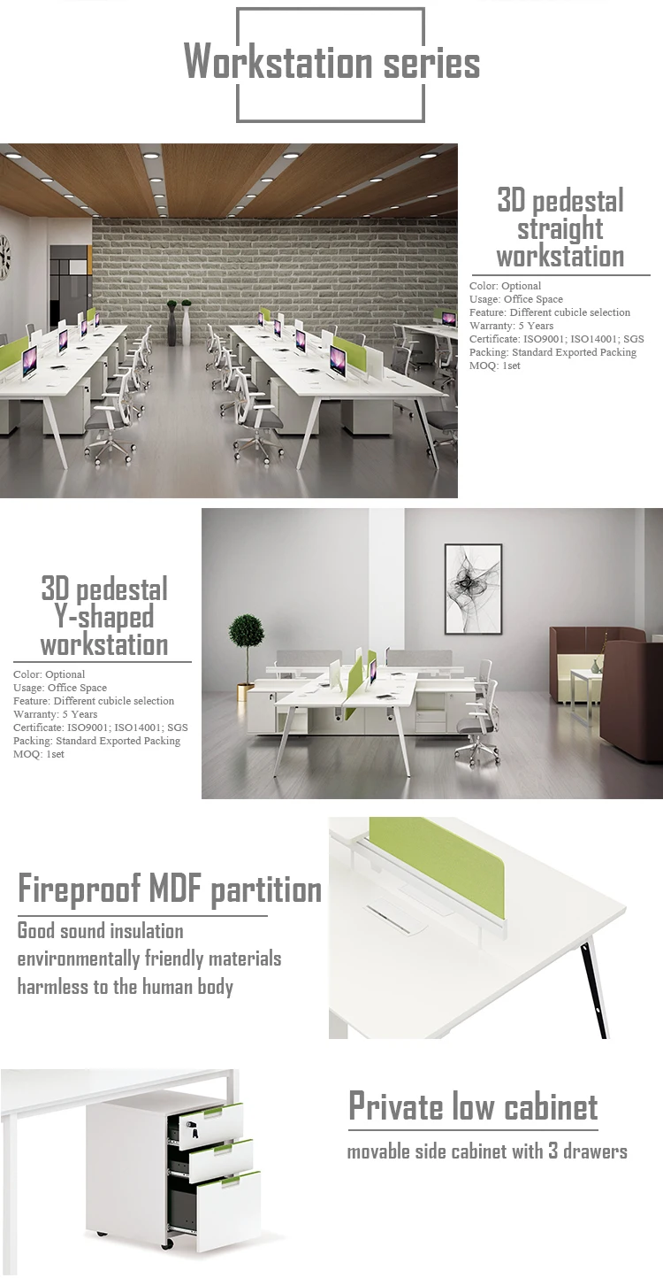 Standing workstation luxury office furniture office desk