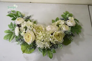 China Factory Artificial Wedding Flower Swag Christmas China Factory Artificial Wedding Flower