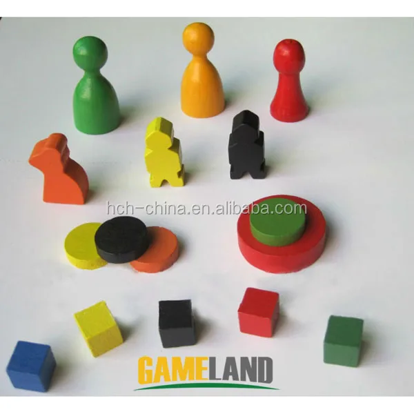 Custom Board Game Token Wooden Board Game Token Wooden Game Pieces