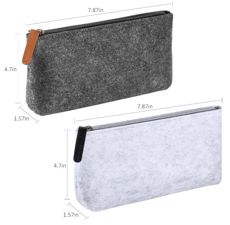multi-functional felt makeup organizer bag