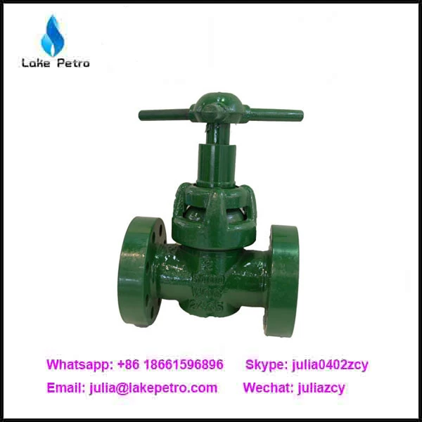 Manifold Usage 4" 35Mpa Demco Mud Gate Valve