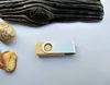 Portable mini advertising gadgets wooden flashdisk 2d drive flash arms usb stick