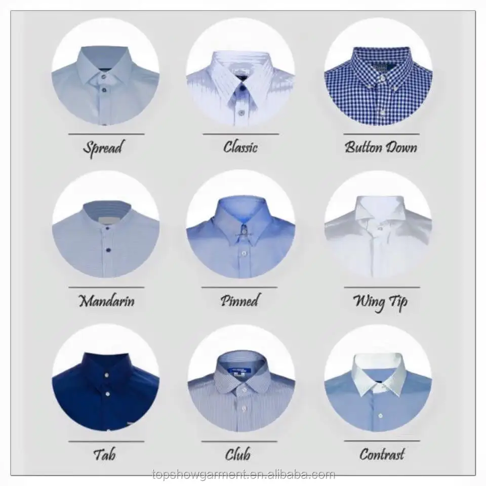 types of shirts names