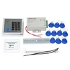Door Access Control System Kit Password Host Controller+ Electric Magnetic Lock +Door Switch + Power Supply + 10pcs ID Key Fobs