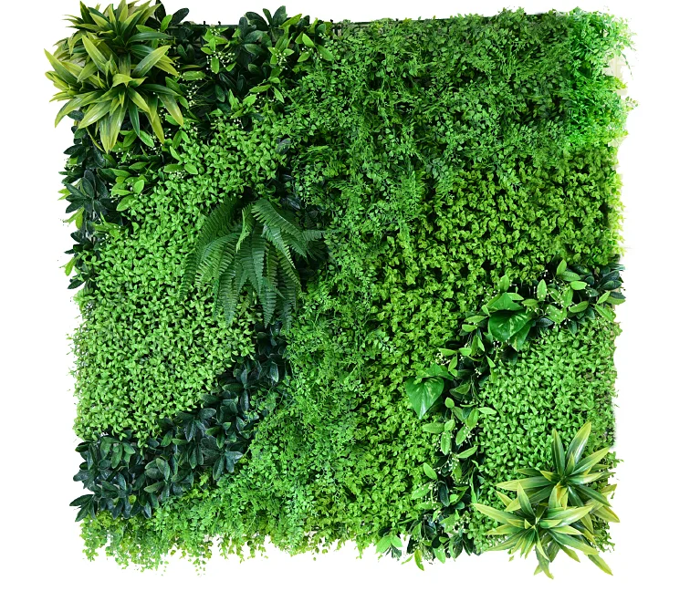 Nature Looking Artificial Grass Wall Decoration - Buy Vertical Green