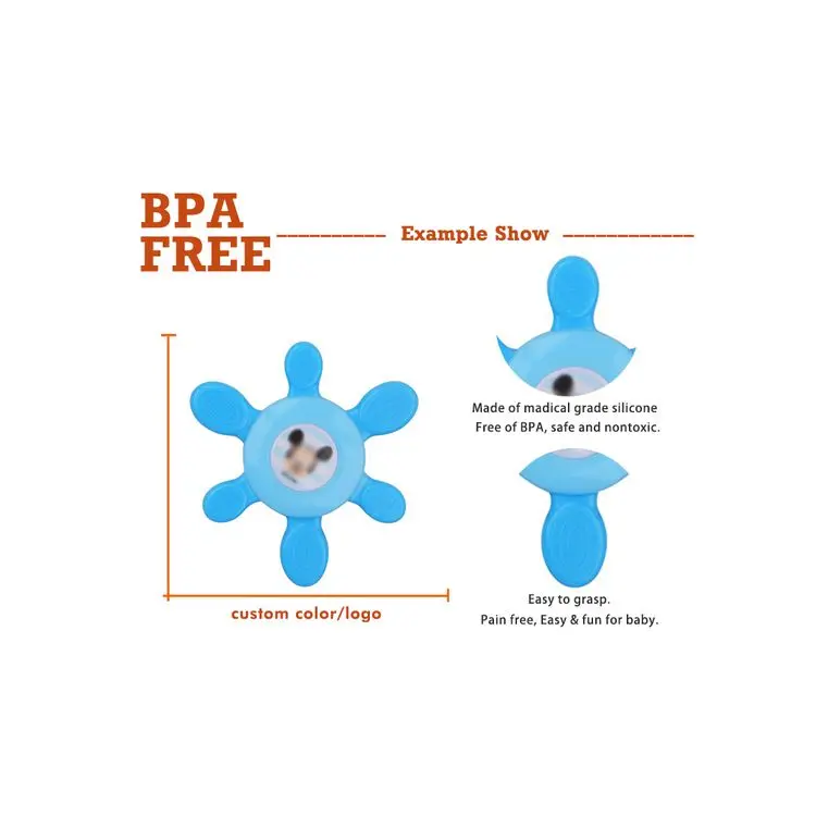 Teether!Silicone teether#YHST22027(xjt)01