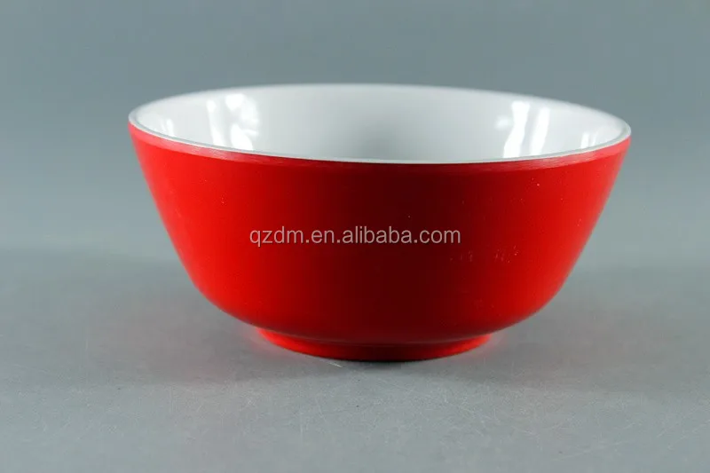 2 Tone Solid Melamine Dinner Bowl 6 Inch/15cm