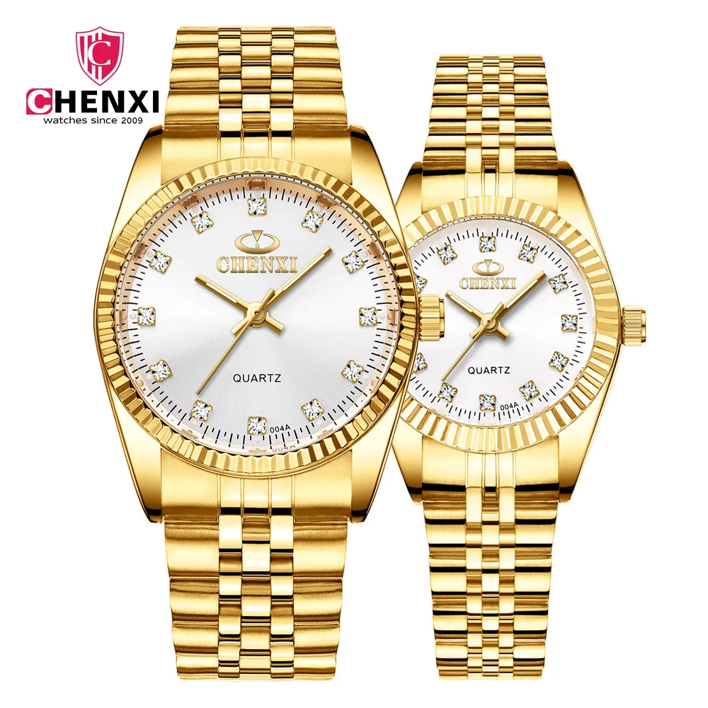 Chenxi 004A Couple Japan Watch Stainless Steel Hand Watch
