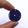 28mm Round Thin Slice Blue Sandstone Dial For Watch Making