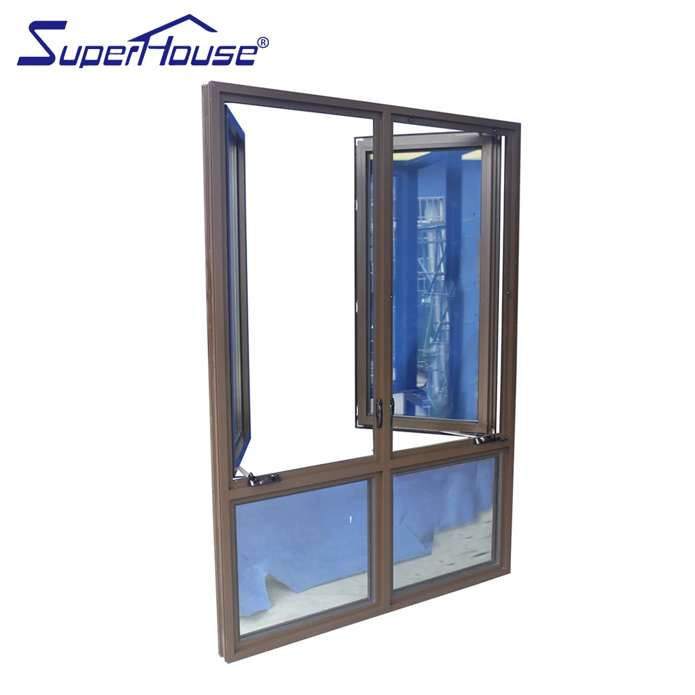 USA Standard french style aluminium casement window material price