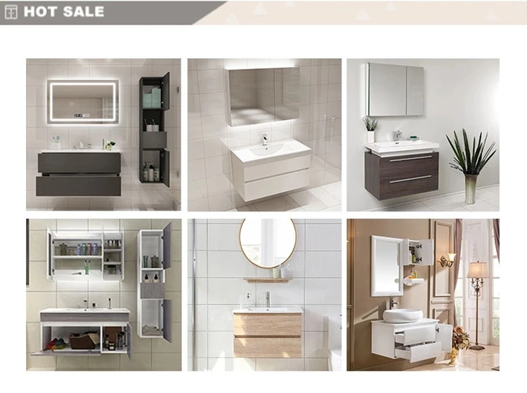 High Quality Euro Style Selections Bathroom Vanities White Solid Wood Bathroom Vanity