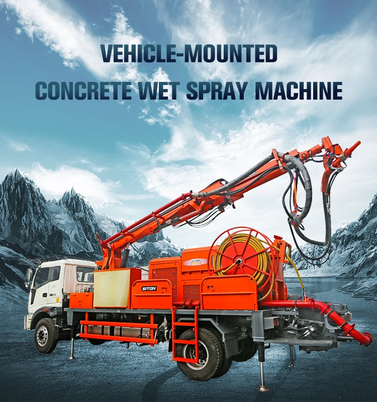 High Quality Widely Used Truck Mounted Concrete Spraying Machine Buy Concrete Gunite Shotcrete