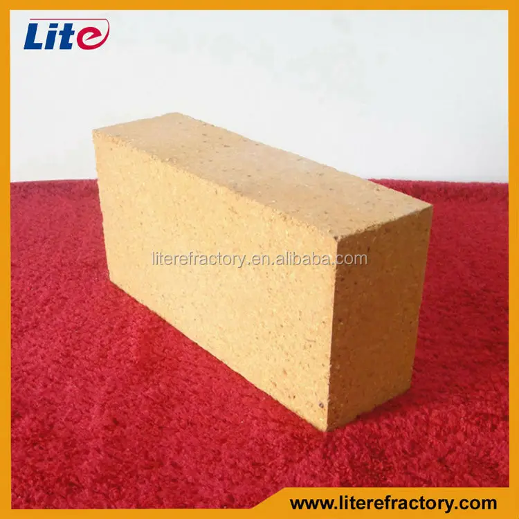 Alumina block material and brick shape refractory fire clay brick