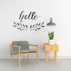 2019 new home adhesive wall decal art hello vinyl lettering quote wall stickers