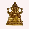 Wholesale Indian Crafts Metal Bronze Kamathenu Status
