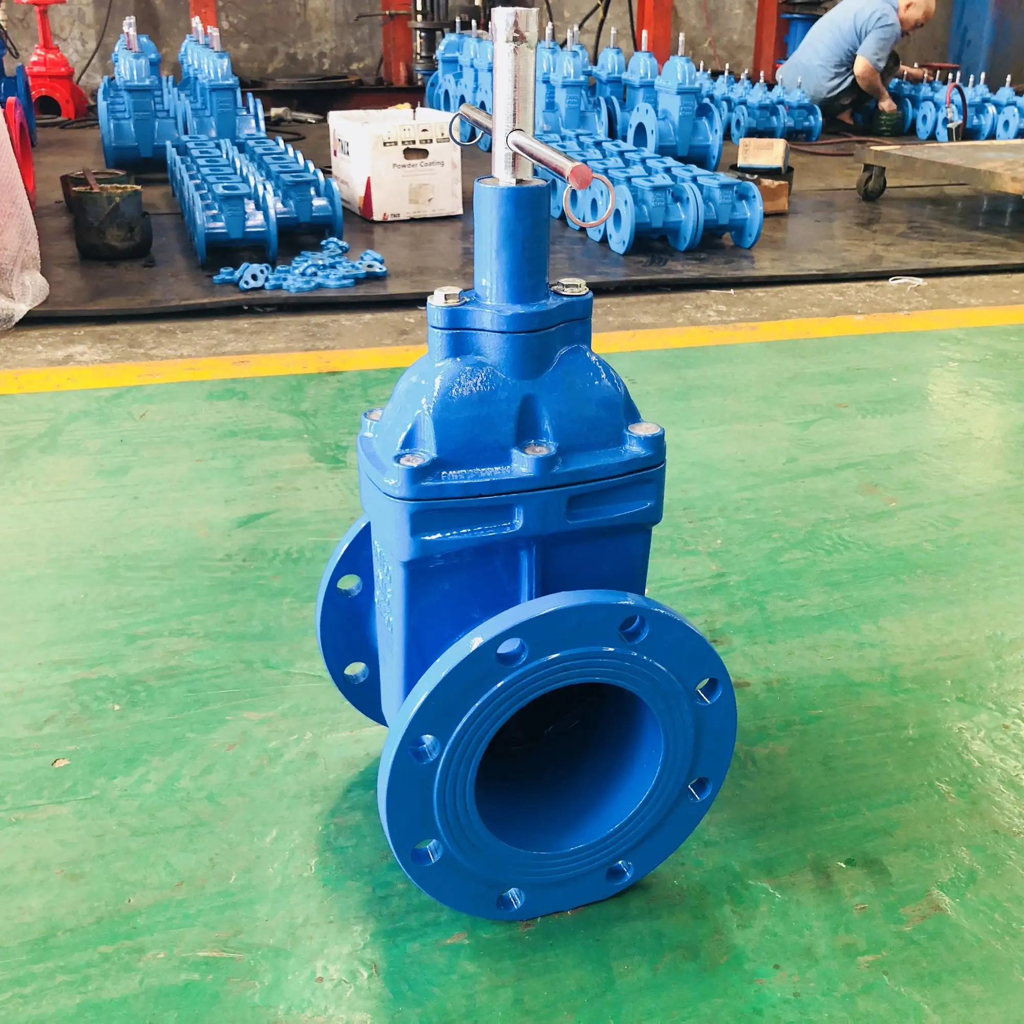 6 Inch Dn150 Cast Iron Water Valve Lock Control Gate Valve