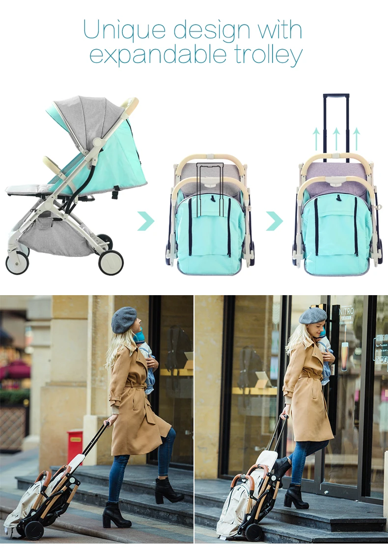 Mini Folding Baby Stroller W/Bag Lightweight for 6 Month and Up to 15KG Baby 