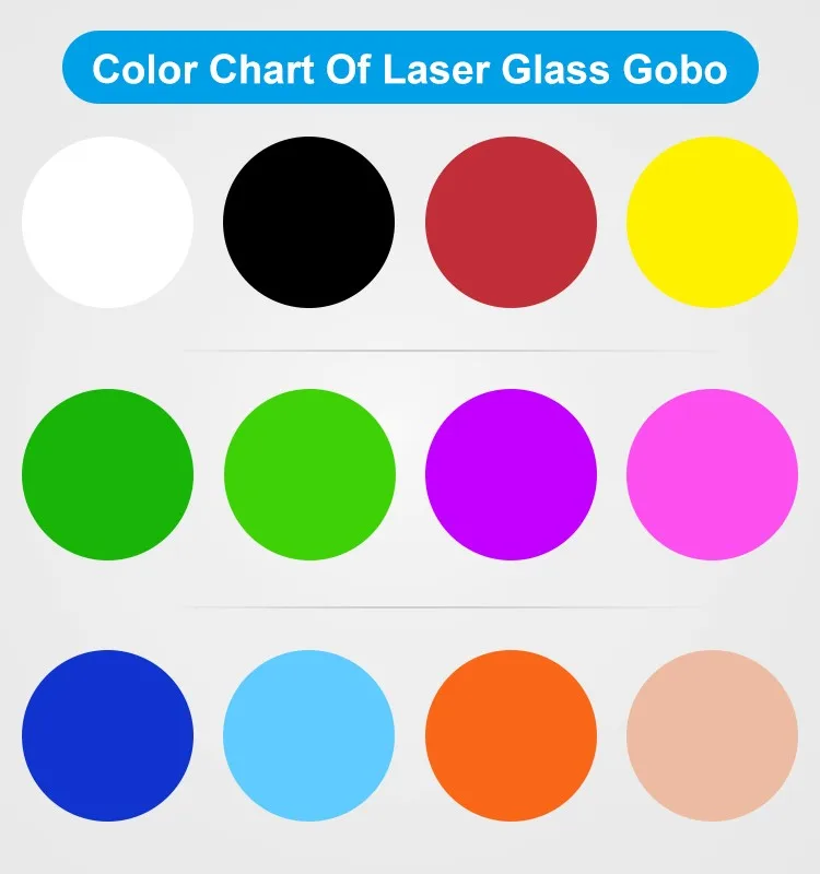 Printed Glass Gobo Colorful Glass Slides Buy Glass Gobo,Slides Iamge