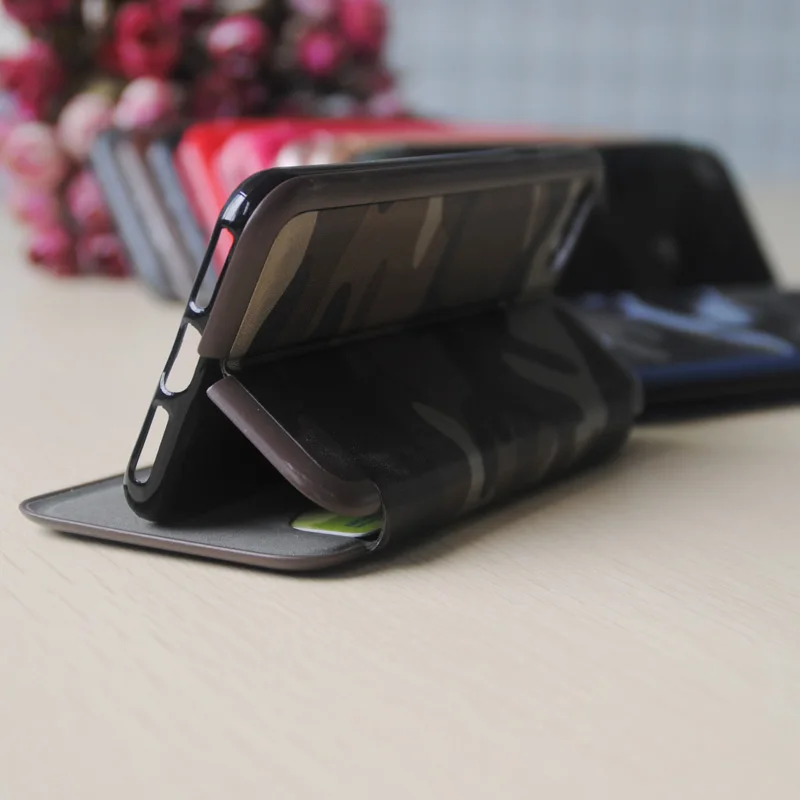 Book flip Leather Case for iphone 6 6S Shell magnet Adsorption Folio Cover