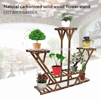 2018 Hot Selling New Wooden Pedestal Plant Stand Plant Flower