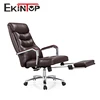 Special design leather reclining chair with leg rest