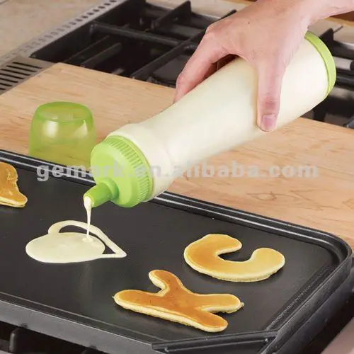 Pancake Bottles Plastic Squeeze Pancake Batter Pen Batter Dispenser
