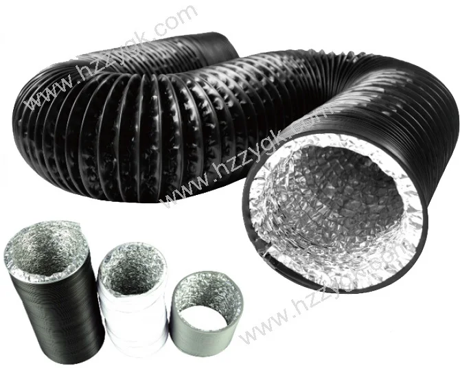 Aluminium Foil Ducting Flexible Hydroponic Ventilation 4 5 6 8 10/" 5M or 10M