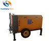 clc foam concrete block making mobile machine