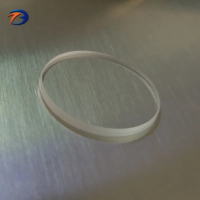 OEM laser cutting Blank optical quartz CaF2 Bk7 sapphire glass window lens
