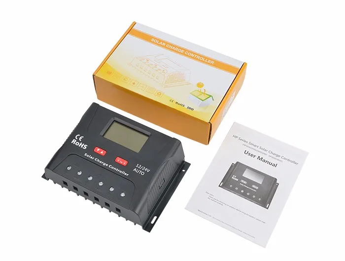 SRNE classic & typical PWM charge controller SR-HP series 60A 12/24V auto LCD screen for home power system use