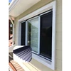 GM sample _Mini GB type folding aluminum sliding window with mosquito screen mesh