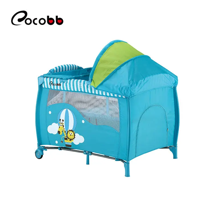 Modern luxury safety baby play yard baby playpen with EN716 certification