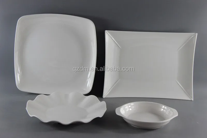 Ceramic Like Melamine Dinner Ware Tableware
