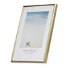 Wholesale A4 Aluminium alloy photo frame,Gold Brushed Metal Aluminium picture frames
