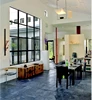 Swing opening aluminium profile doors and pvc windows double glass casement window