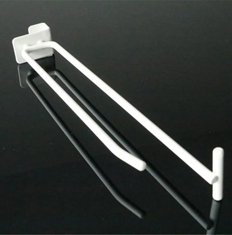Hook For Rectangle Tube Metal Hanging Display Hook White - Buy Display ...