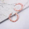 Popular fashion resin long stud round drop earrings for women and girls