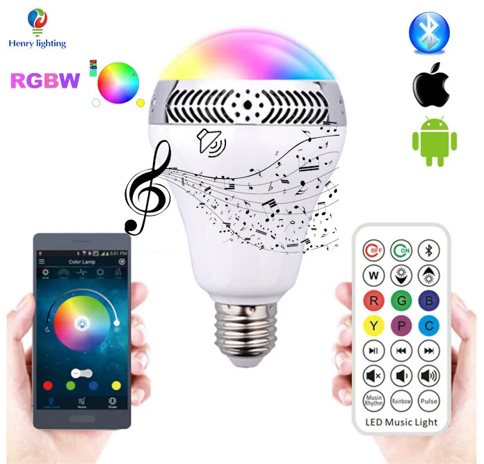 Bulk Buying Bluetooth Music Light Bulb With Remote Control E27 Music Light Speaker