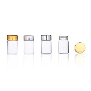 Size30x70mm Mini Glass Bottle Gold Screw Cap Wholesale Glass