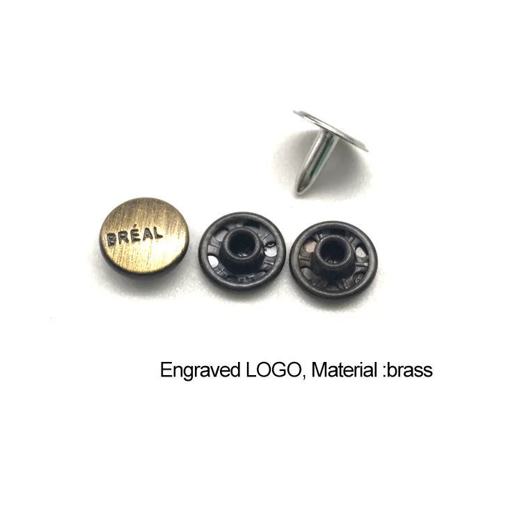 Custom High Quality Free Sample Garment Accessories Metal Rivet With