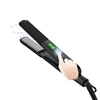 3D touch control VibratinHair straightener protection private label vibrating ceramic LCD flat iron