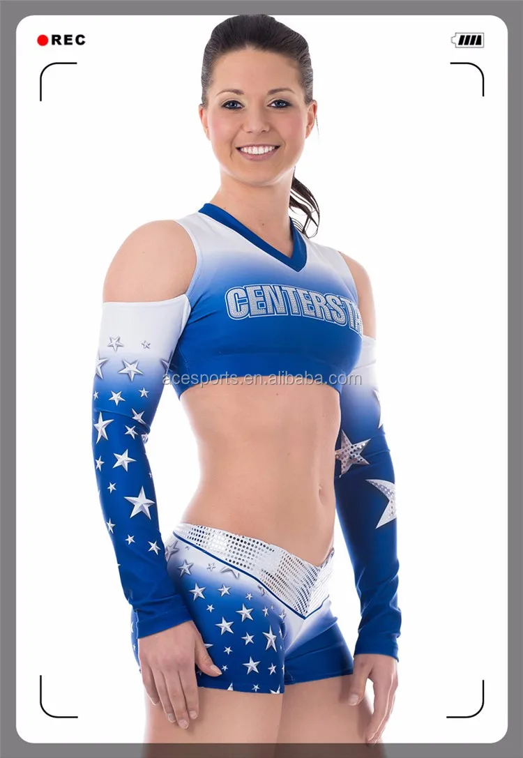 Custom Wholesale Dye Sublimated Crop Top And Skirt Cheerleading