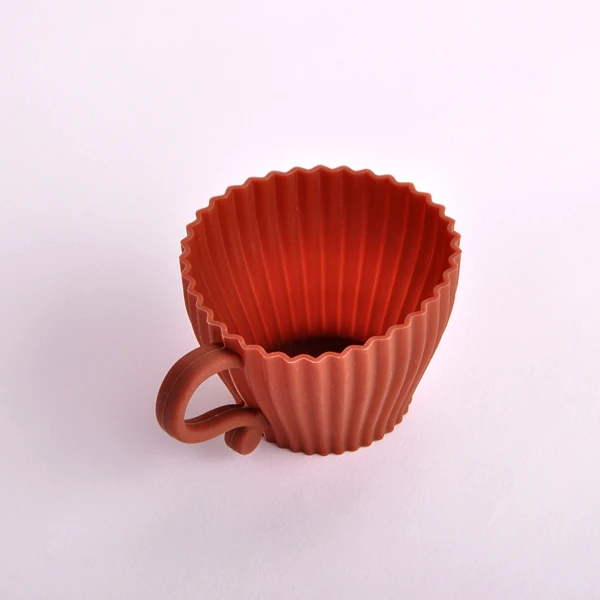 tea cup shaped fda&lfgb sillicone baking cup