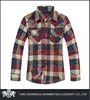 ladies plaid long sleeve tops