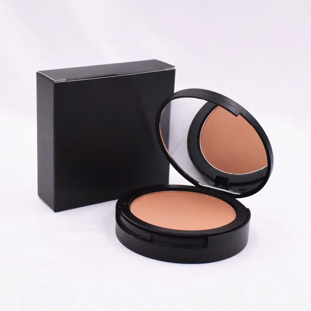 Custom Cosmetics Wholesale Single Color Compact Powder In Black Case ...